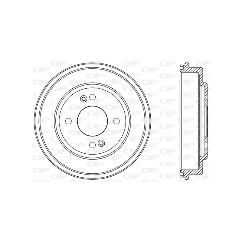 Tambour de frein OPEN PARTS BAD9082.10