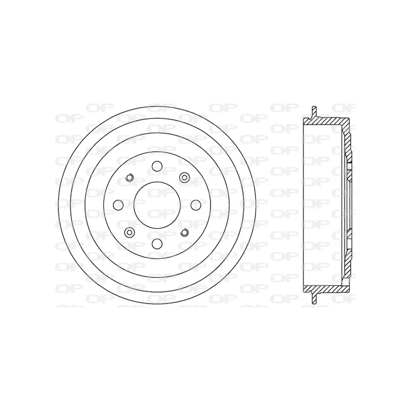 Tambour de frein OPEN PARTS BAD9083.10