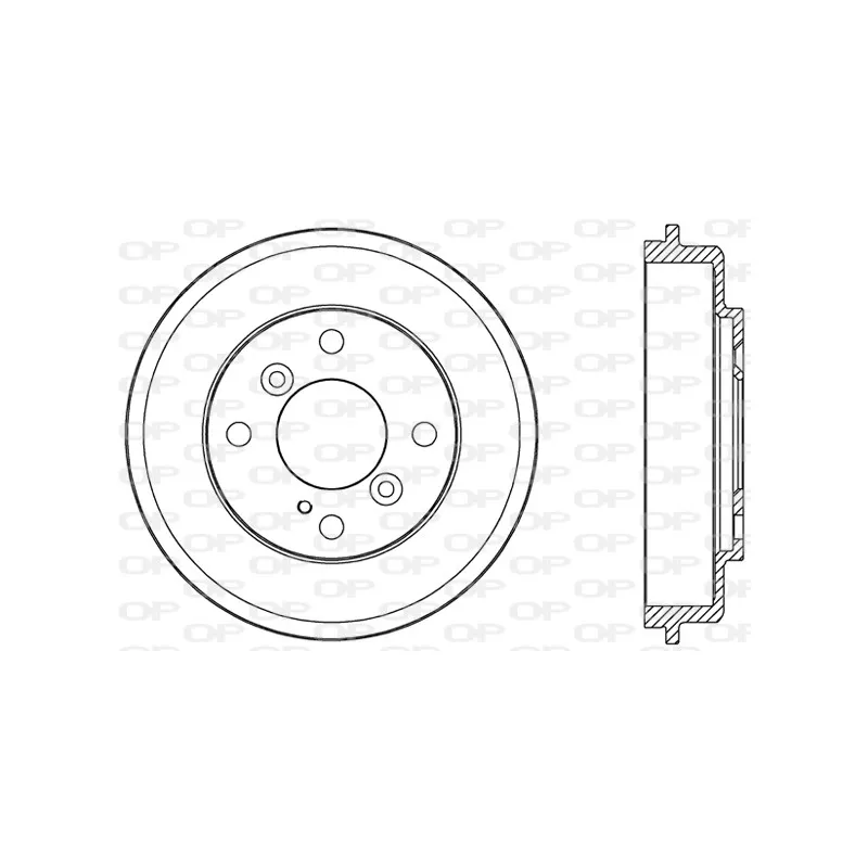 Tambour de frein OPEN PARTS BAD9084.10