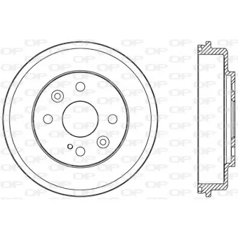 Tambour de frein OPEN PARTS BAD9085.10