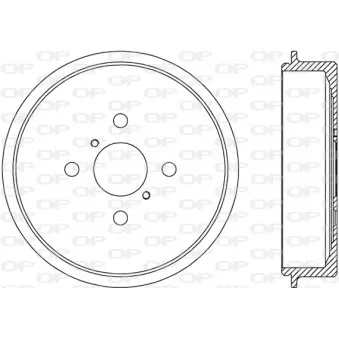 Tambour de frein OPEN PARTS