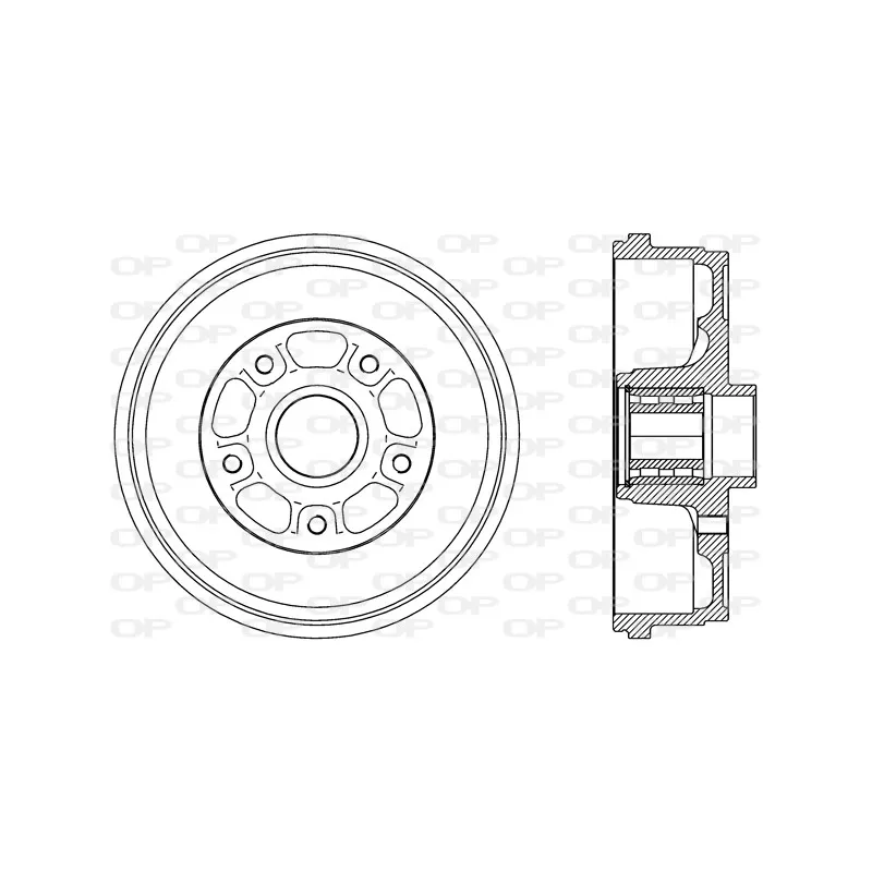 Tambour de frein OPEN PARTS BAD9092.31