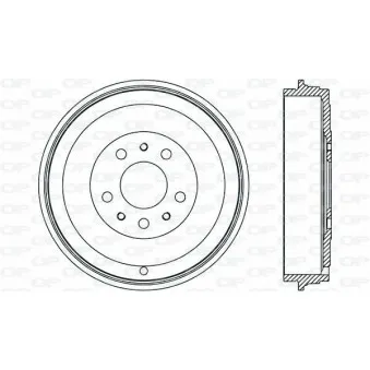 Tambour de frein OPEN PARTS BAD9093.10