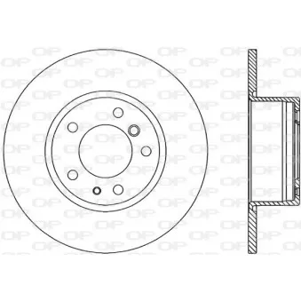 Jeu de 2 disques de frein avant OPEN PARTS