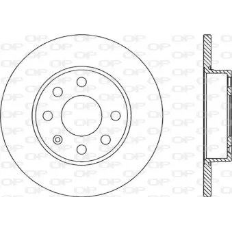 Jeu de 2 disques de frein avant OPEN PARTS