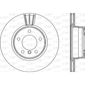 Jeu de 2 disques de frein avant OPEN PARTS BDR2197.20