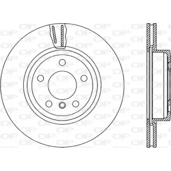 Jeu de 2 disques de frein avant OPEN PARTS BDR2236.20