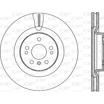 Jeu de 2 disques de frein avant OPEN PARTS BDR2294.20