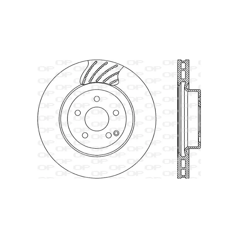 Jeu de 2 disques de frein avant OPEN PARTS BDR2298.20