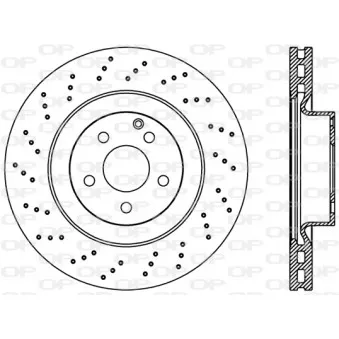 Jeu de 2 disques de frein avant OPEN PARTS BDR2420.25
