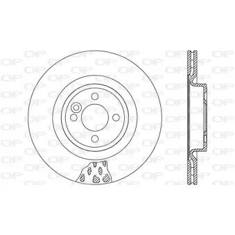 Jeu de 2 disques de frein avant OPEN PARTS