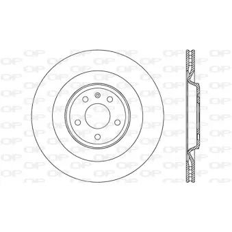 Jeu de 2 disques de frein arrière OPEN PARTS BDR2620.20