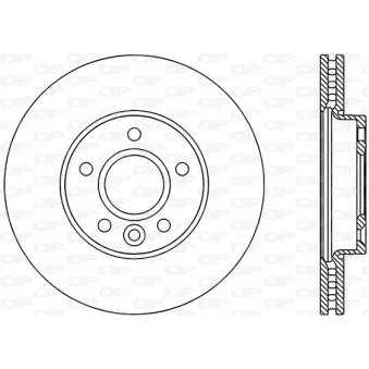 Jeu de 2 disques de frein avant OPEN PARTS