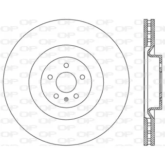 Jeu de 2 disques de frein avant OPEN PARTS BDR2834.20