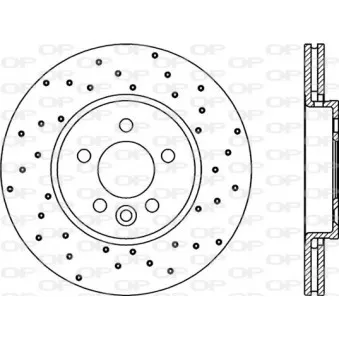 Jeu de 2 disques de frein avant OPEN PARTS