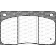 Jeu de 4 plaquettes de frein avant OPEN PARTS BPA0044.02 - Visuel 2