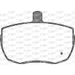 Jeu de 4 plaquettes de frein avant OPEN PARTS BPA0056.04 - Visuel 2