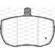 Jeu de 4 plaquettes de frein avant OPEN PARTS BPA0056.22 - Visuel 2