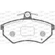 Jeu de 4 plaquettes de frein avant OPEN PARTS BPA0134.62 - Visuel 2
