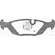 Jeu de 4 plaquettes de frein arrière OPEN PARTS BPA0155.10 - Visuel 1