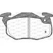 Jeu de 4 plaquettes de frein avant OPEN PARTS BPA0192.12 - Visuel 2
