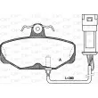Jeu de 4 plaquettes de frein arrière OPEN PARTS BPA0205.02 - Visuel 1