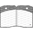 Jeu de 4 plaquettes de frein avant OPEN PARTS BPA0211.12 - Visuel 2