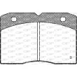 Jeu de 4 plaquettes de frein avant OPEN PARTS BPA0211.22 - Visuel 2