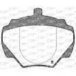 Jeu de 4 plaquettes de frein arrière OPEN PARTS BPA0222.01 - Visuel 2