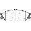 Jeu de 4 plaquettes de frein avant OPEN PARTS BPA0224.22 - Visuel 2