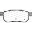 Jeu de 4 plaquettes de frein avant OPEN PARTS BPA0233.02 - Visuel 2
