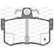 Jeu de 4 plaquettes de frein arrière OPEN PARTS BPA0251.12 - Visuel 2