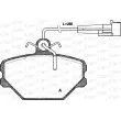 Jeu de 4 plaquettes de frein avant OPEN PARTS BPA0264.02 - Visuel 1