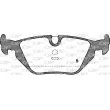 Jeu de 4 plaquettes de frein arrière OPEN PARTS BPA0265.30 - Visuel 2