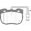 Jeu de 4 plaquettes de frein avant OPEN PARTS BPA0267.11 - Visuel 1