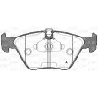 Jeu de 4 plaquettes de frein avant OPEN PARTS BPA0270.15 - Visuel 1