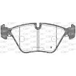Jeu de 4 plaquettes de frein avant OPEN PARTS BPA0270.15 - Visuel 2
