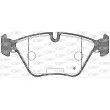 Jeu de 4 plaquettes de frein avant OPEN PARTS BPA0270.25 - Visuel 2