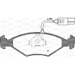 Jeu de 4 plaquettes de frein avant OPEN PARTS BPA0281.02 - Visuel 1