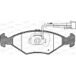 Jeu de 4 plaquettes de frein avant OPEN PARTS BPA0281.32 - Visuel 1