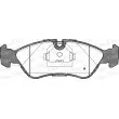 Jeu de 4 plaquettes de frein avant OPEN PARTS BPA0286.30 - Visuel 1