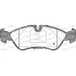 Jeu de 4 plaquettes de frein avant OPEN PARTS BPA0286.30 - Visuel 2