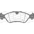 Jeu de 4 plaquettes de frein avant OPEN PARTS BPA0286.50 - Visuel 2