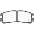Jeu de 4 plaquettes de frein arrière OPEN PARTS BPA0291.02 - Visuel 2