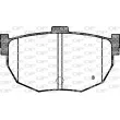 Jeu de 4 plaquettes de frein arrière OPEN PARTS BPA0294.32 - Visuel 2
