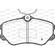 Jeu de 4 plaquettes de frein avant OPEN PARTS BPA0303.02 - Visuel 2