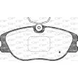 Jeu de 4 plaquettes de frein avant OPEN PARTS BPA0305.31 - Visuel 2