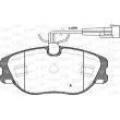 Jeu de 4 plaquettes de frein avant OPEN PARTS BPA0305.72 - Visuel 1