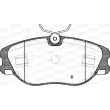 Jeu de 4 plaquettes de frein avant OPEN PARTS BPA0305.72 - Visuel 2