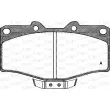 Jeu de 4 plaquettes de frein avant OPEN PARTS BPA0315.04 - Visuel 1